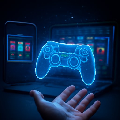 sLot machines app open on phone and laptop