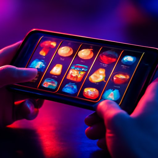 sLot machines APK download screen on smartphone
