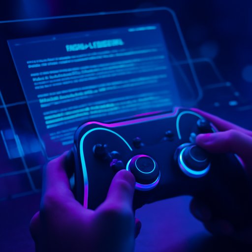 sLot machines legal text on tablet